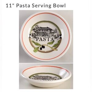 HIMARK 11” Individual Pasta Serving  Bowl